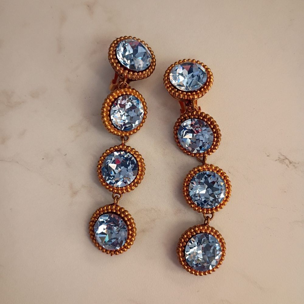Vintage Rhinestone Earrings